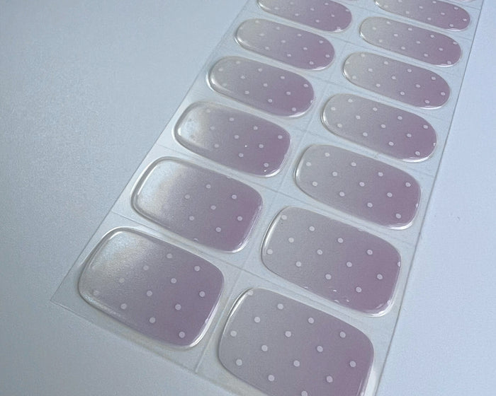 Semi-cured Gel Nail Wraps - Polka Dot Tide