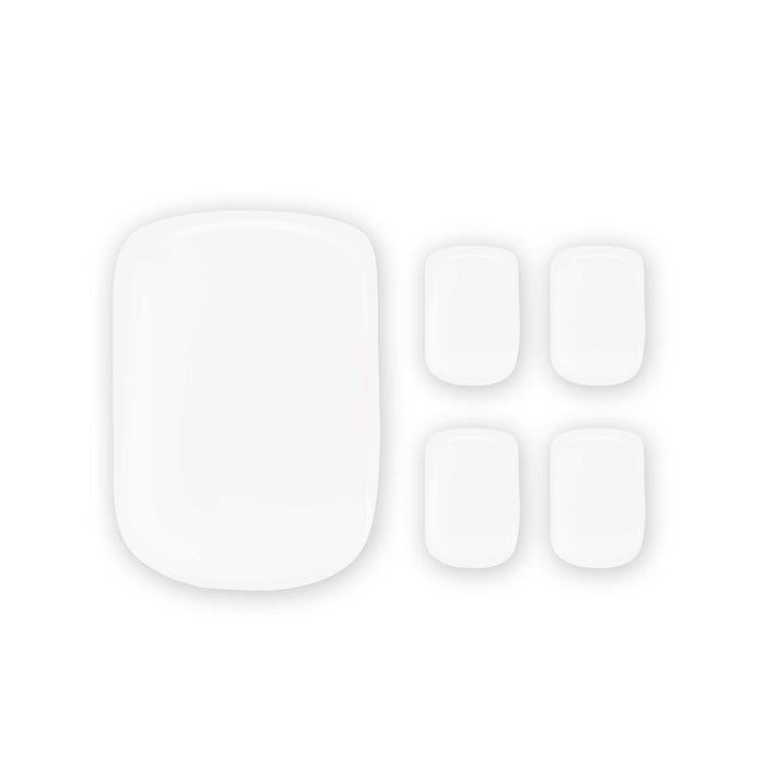Semi-cured Gel Nail Wraps - Pure White Toes