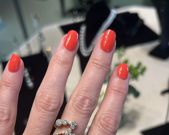 Semi-cured Gel Nail Wraps - Royal Red