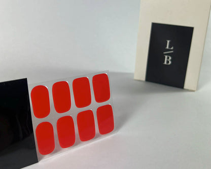 Semi-cured Gel Nail Wraps - Royal Red