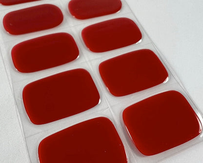 Semi-cured Gel Nail Wraps - Ruby Red