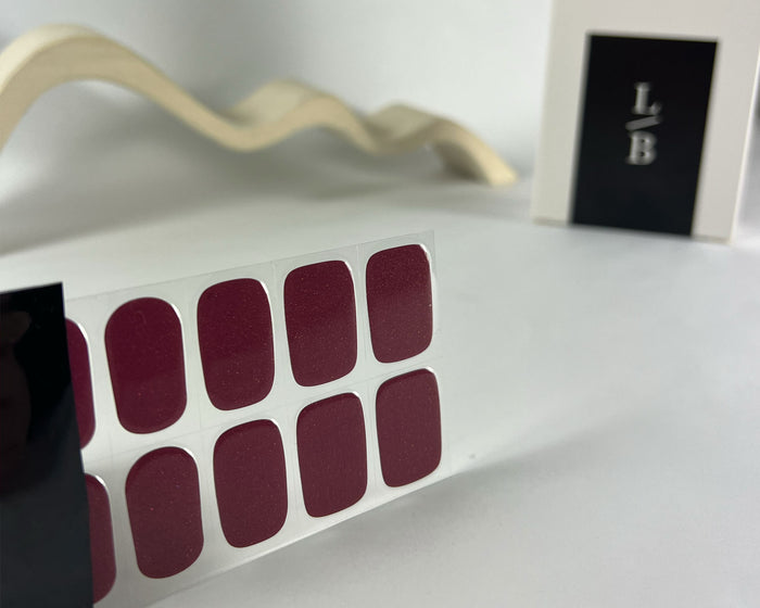 Semi-cured Gel Nail Wraps - Sangria