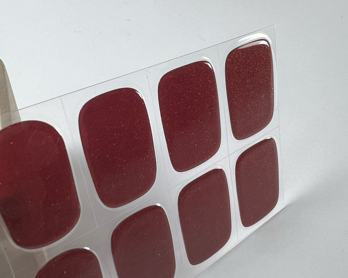 Semi-cured Gel Nail Wraps - Sangria