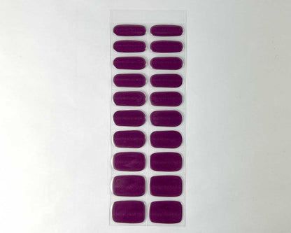Semi-cured Gel Nail Wraps - Wine Cats Eye