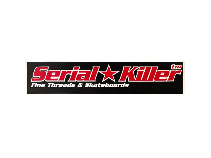Serial Killer - Fine Threads Vintage Sticker
