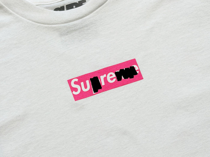 Sharpie T-Shirt - White / Pink