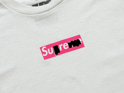 Sharpie T-Shirt - White / Pink