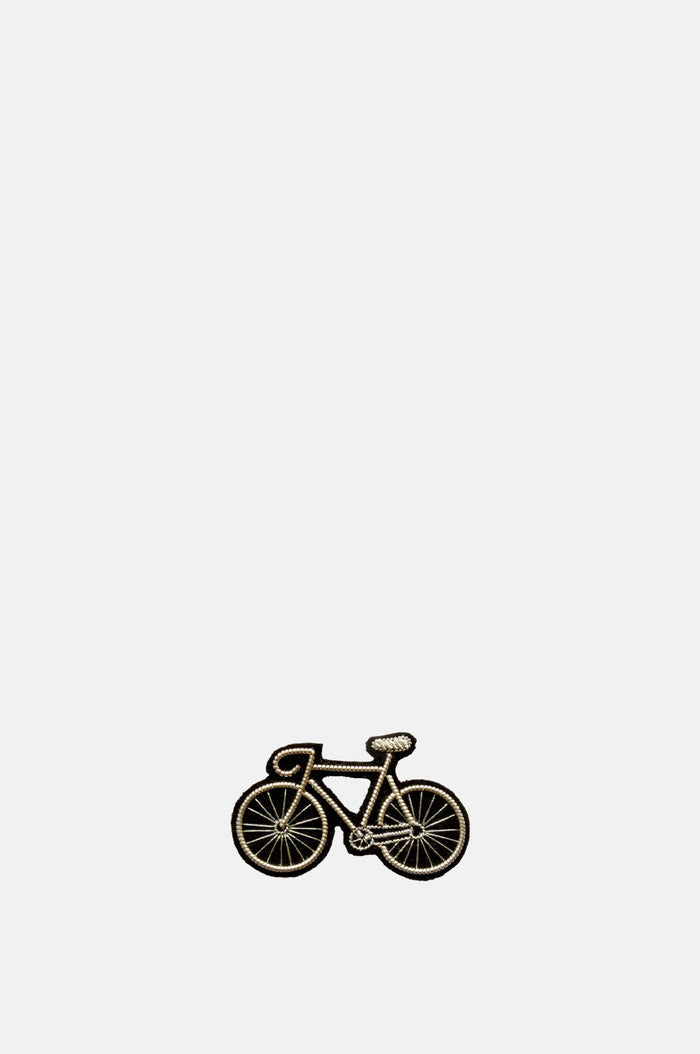Macon & Lesquoy Silver Bicycle Brooch.