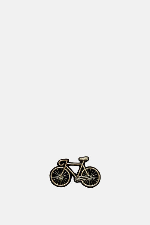Macon & Lesquoy Silver Bicycle Brooch.