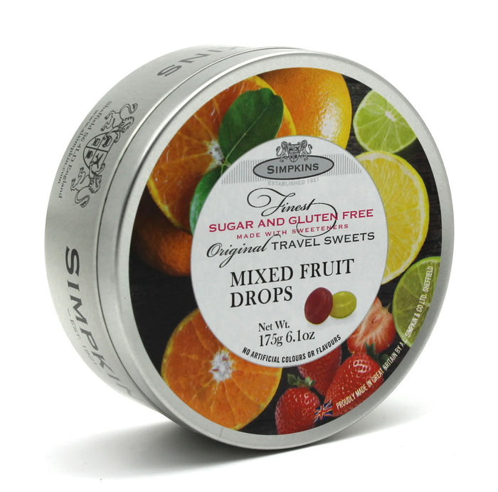 Simpkins Sugar Free & Gluten Free Mixed Fruit Travel Sweets 150g