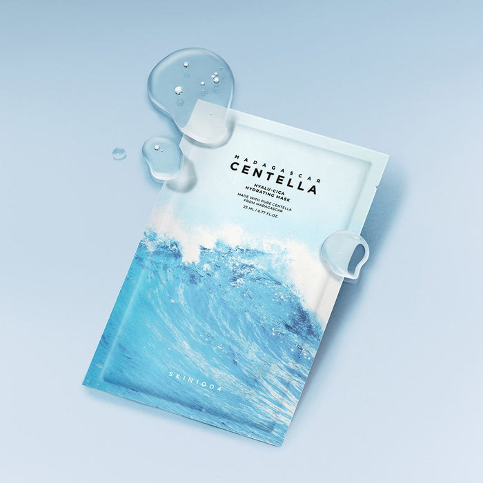 Skin1004 Madagascar Centella Hyalu - Cica Hydrating Mask (1 Sheet) Skin1004 قناع ترطيب مدغشقر كينتيللا هيالو - سيكا - Princess Cosmetics Qatar