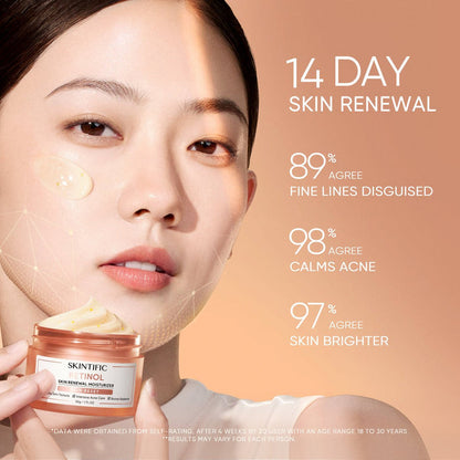 Skintific Retinol Skin Renewal Moisturizer 30g. مرطب تجديد البشرة بالريتينول - Princess Cosmetics Qatar