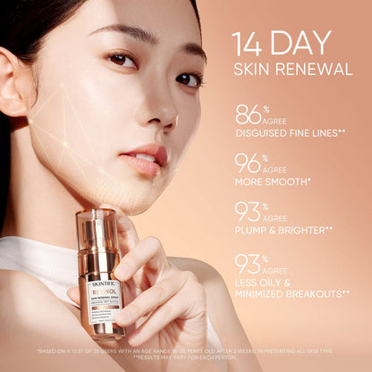 Skintific Retinol Skin Renewal Serum 20ml. مصل تجديد البشرة بالريتينول - Princess Cosmetics Qatar