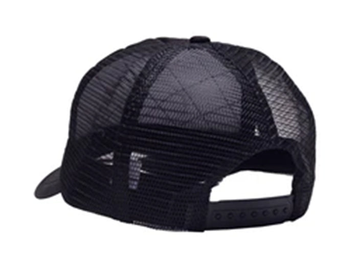 Skoom Logo Quilted Trucker Cap - Black