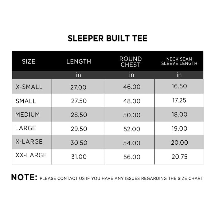 Sleeper Build Tee - IRONGEAR Fitness