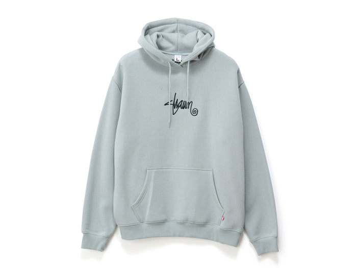 Small Stock Hooded Fleece - Blue Grey