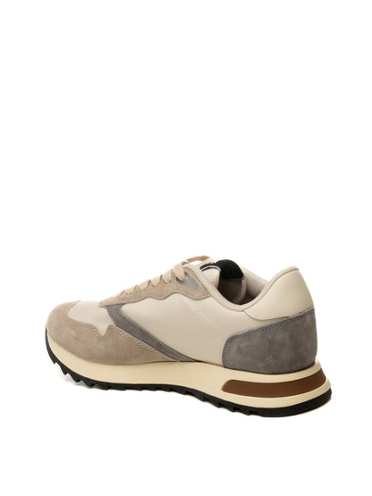 BLAUER sneaker ryder nylon bianco/grigio RYDER01 CAM/TESS-CRE/GREY