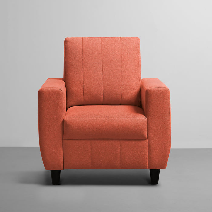 Sofa|Bae|1|Seater|Sofa|Fabric|Ember|Orange