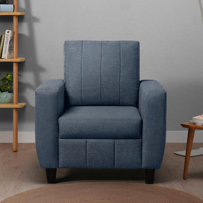 Sofa|Bae|1|Seater|Sofa|Fabric|Ocean|Blue