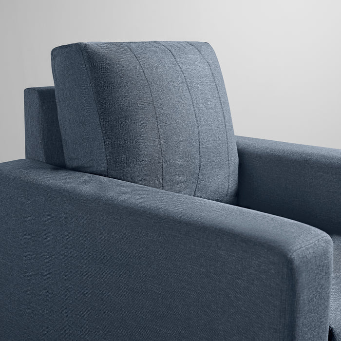Sofa|Bae|1|Seater|Sofa|Fabric|Ocean|Blue