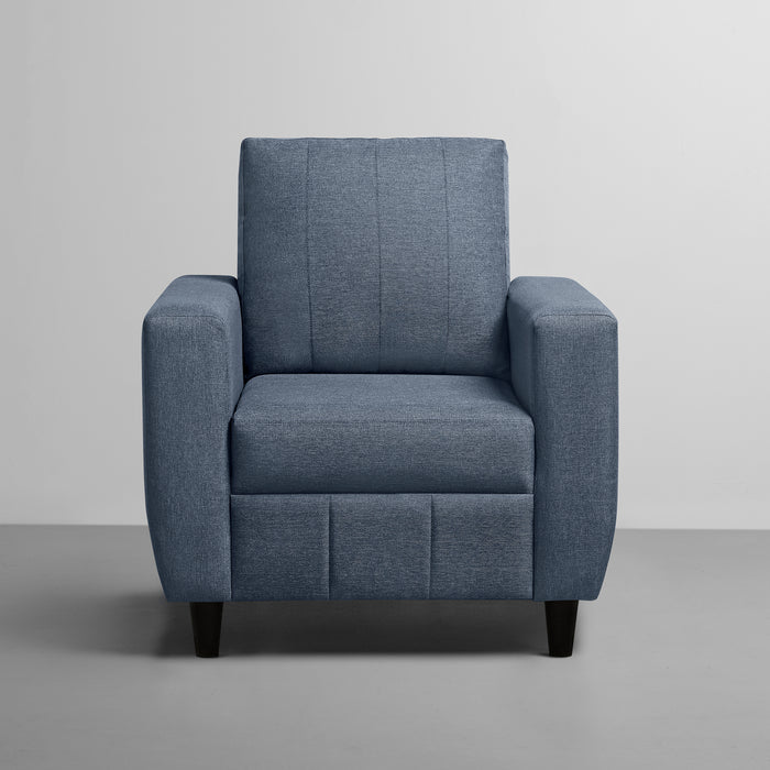 Sofa|Bae|1|Seater|Sofa|Fabric|Ocean|Blue