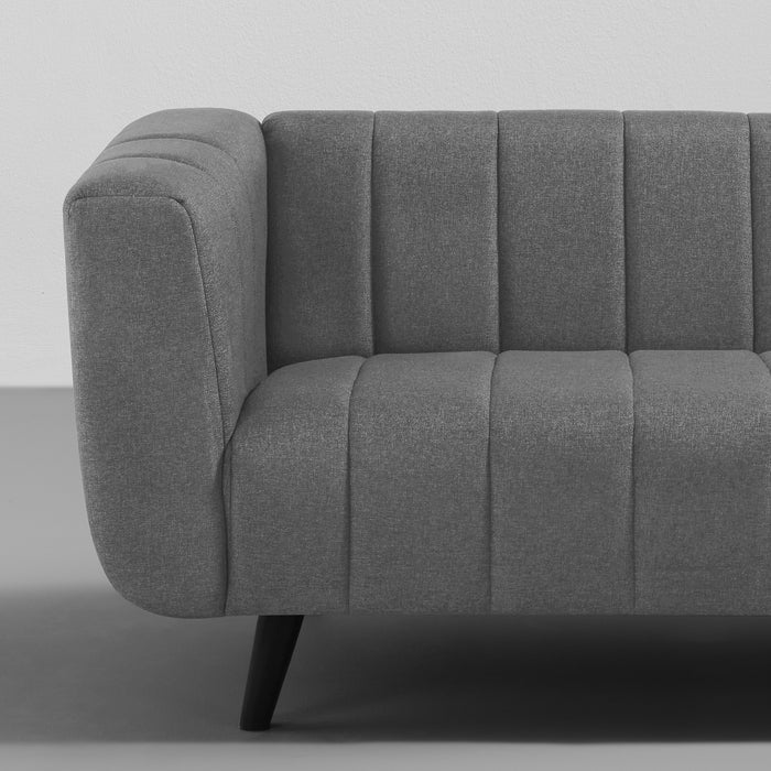 Sofa|Kiki|2|Seater|Sofa|Fabric|Graphite|Grey