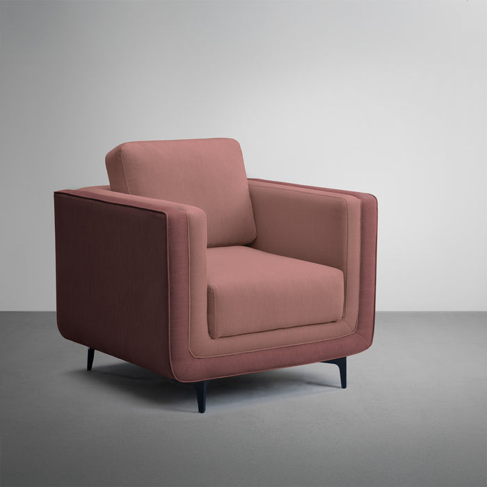 Sofa|Mojo|1|Seater|Sofa|Fabric|Berry|Blush|Pink