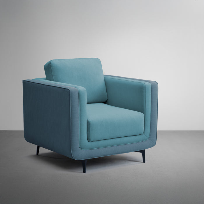Sofa|Mojo|1|Seater|Sofa|Fabric|Teal|Pop|Blue