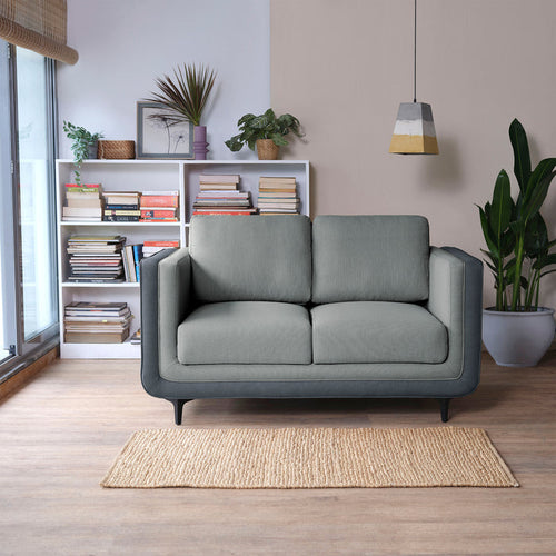 Sofa|Mojo|2|Seater|Sofa|Fabric|Pepper|Crush|Grey