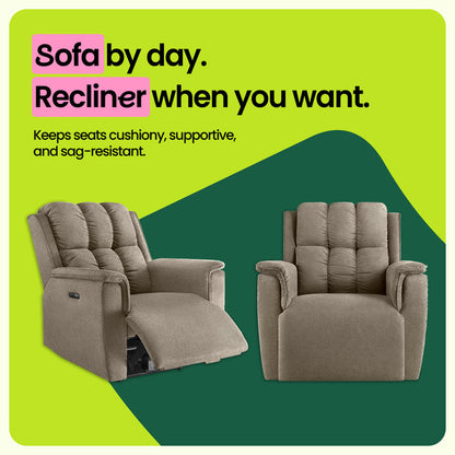 Sofa|Vibe|1|Seater|Motion|Sofa|Slate|Grey
