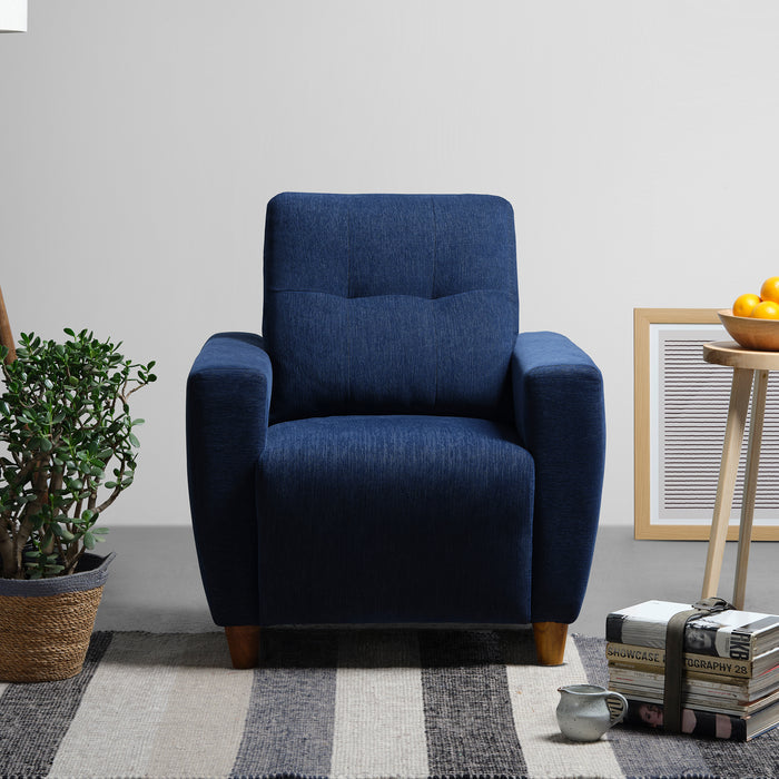 Sofa|Yolo|1|Seater|Sofa|Fabric|Berry|Blue