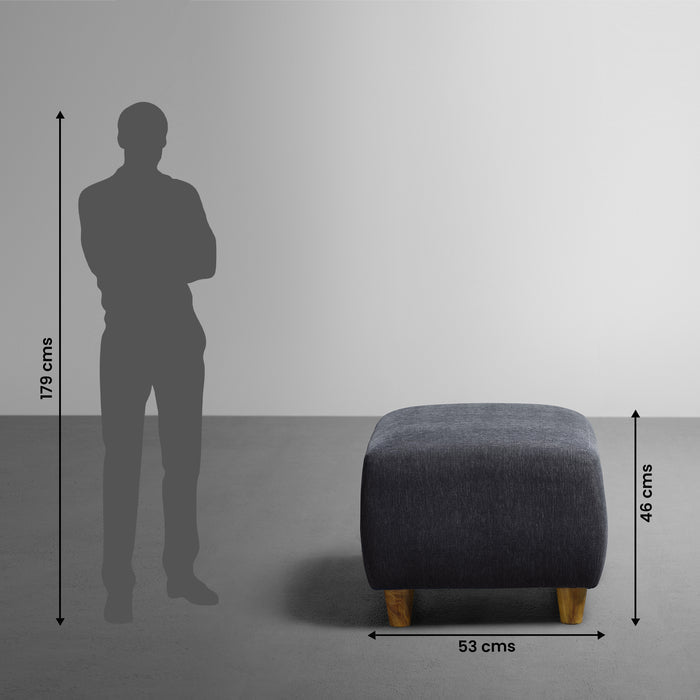 Sofa|Yolo|Ottoman|Fabric|Sesame|Grey