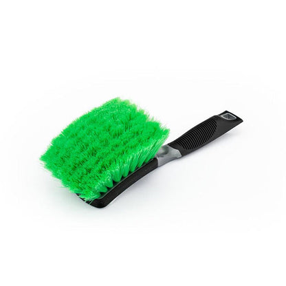 Soft Grip Wheel and Body Brush Short Handle Green Bristle View
