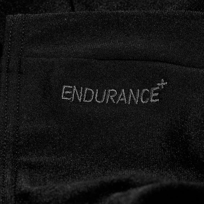 Speedo girls ECO Endurance+ black legsuit for ages 7-8, designed for swimming with durable, eco-friendly fabric.