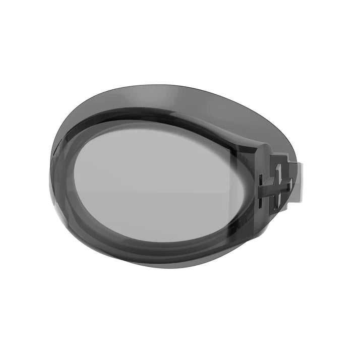 Speedo Mariner Pro optical goggles with black lenses, designed for clear underwater vision and comfortable fit.
