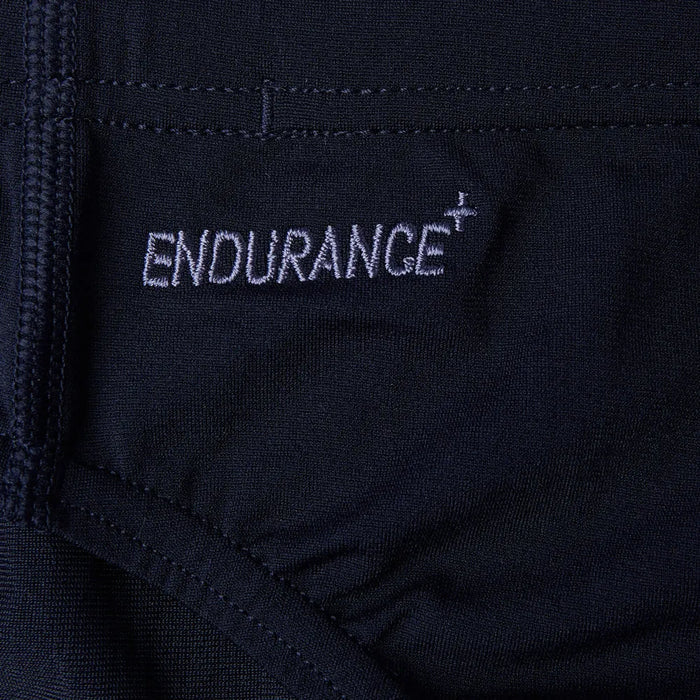 Speedo men's Eco Endurance+ 7cm briefs in blue, showcasing the durable swimwear with a snug fit and elastic waistband.