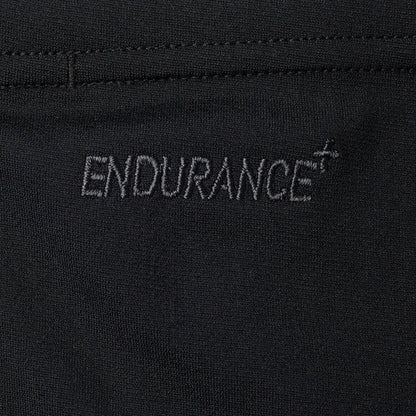 Black Speedo men's Eco Endurance+ aquashorts designed for swimming, featuring a sleek fit and durable, eco-friendly fabric.
