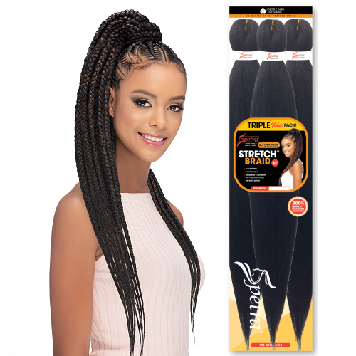 SPETRA STRETCH BRAID 30″ Pre-Stretched Braid 3 Pack by VIVICA FOX COLLECTION