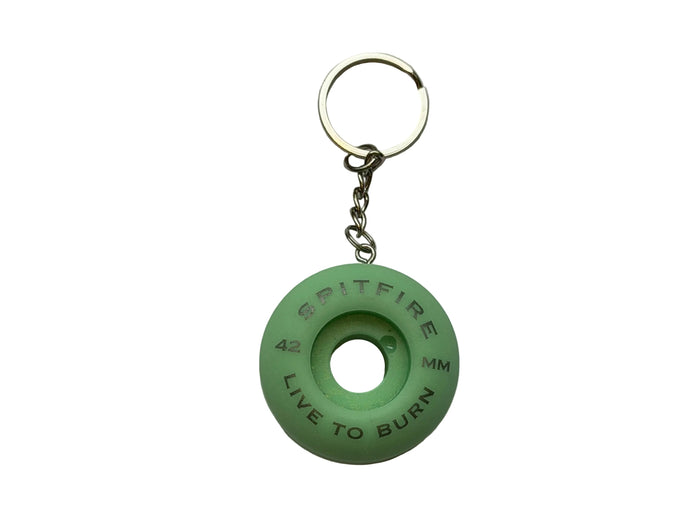 Spitfire - Swirl Wheel Keychain - Mint Green