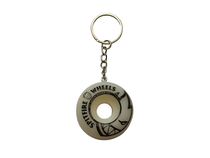 Spitfire - Wheel Keychain - Natural