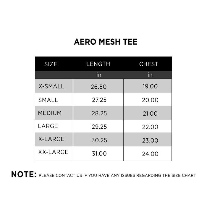 Running Aero Mesh Tee - IRONGEAR Fitness