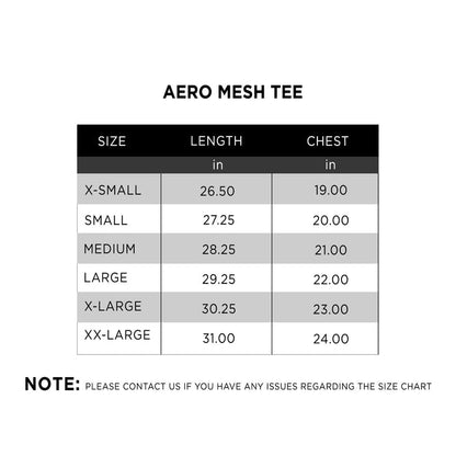 Running Aero Mesh Tee - IRONGEAR Fitness