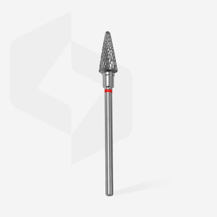 Staleks Carbide Bit - Cone Red (F) 6/14mm (445)-Drill bit-STALEKS PRO-Gel Essentialz