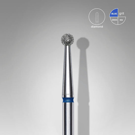 Staleks Diamond Bit - Ball Blue (M) 2.5mm (336)-Drill bit-STALEKS PRO-Gel Essentialz