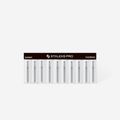 Staleks Diamond Bit - Ball Blue (M) 2.5mm (336)-Drill bit-STALEKS PRO-Gel Essentialz