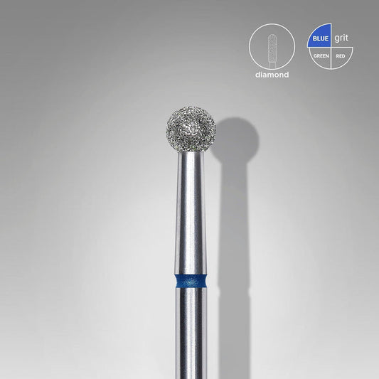 Staleks Diamond Bit - Ball Blue (M) 3.5mm (340)-Drill bit-STALEKS PRO-Gel Essentialz