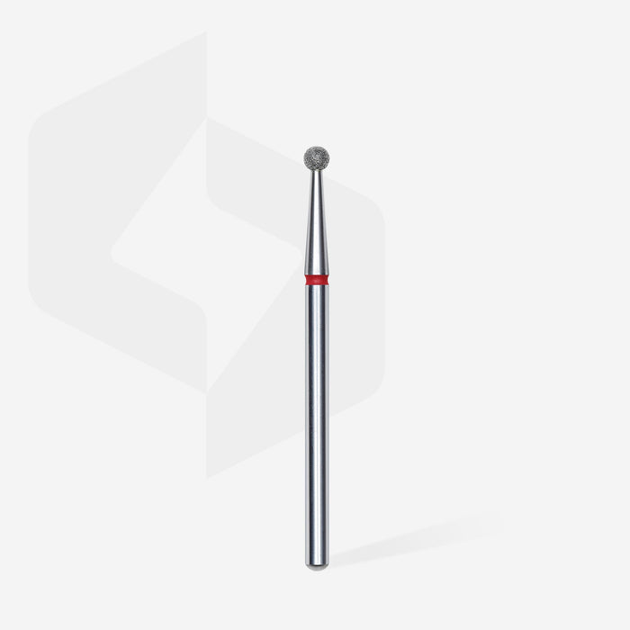 Staleks Diamond Bit - Ball Red (F) 2.5mm (335)-Drill bit-STALEKS PRO-Gel Essentialz