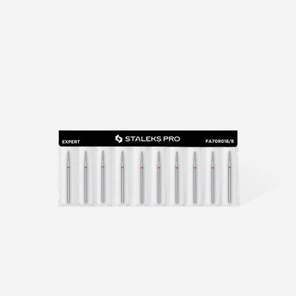 Staleks Diamond Bit - Frustum Red (F) 1.8 / 8mm (416)-Drill bit-STALEKS PRO-Gel Essentialz