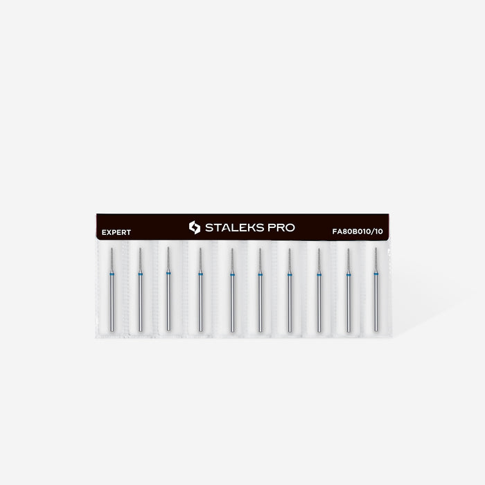 Staleks Diamond Bit - Needle Blue (M) 1 / 10mm (423)-Drill bit-STALEKS PRO-Gel Essentialz