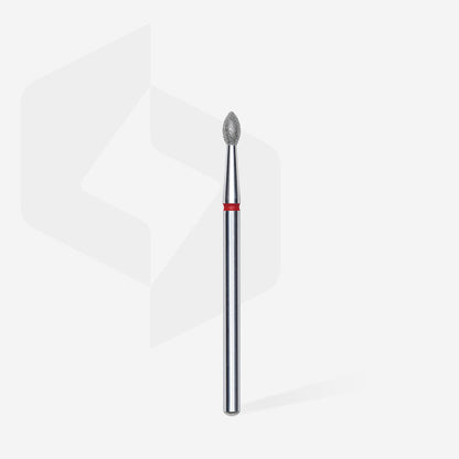 Staleks Diamond Bit - Pointed Bud Red (F) 2.5 / 4.5mm (412)-Drill bit-STALEKS PRO-Gel Essentialz